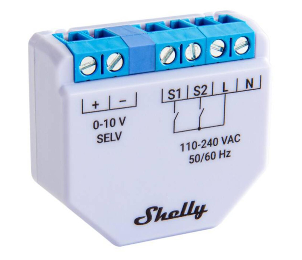 Shelly Inteligentny Ściemniacz światła WiFi Plus 0-10V Dimmer - 1268947 - zdjęcie